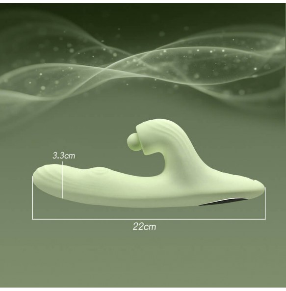 QUER - NASHA Heating Licking AV Wand Vibrator (Chargeable - Green)
